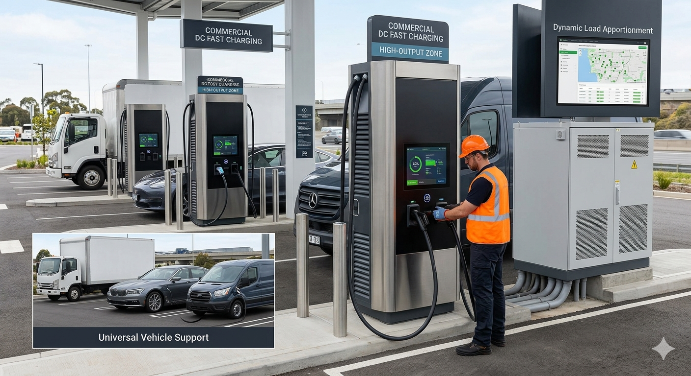 Commercial DC Fast Charging Stations